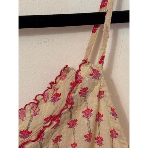 Sezane Victorine Floral Babydoll Nightdress Organic Cotton 42/10 - Picture 3 of 7